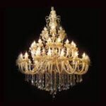 LUSTRE DE CRISTAL CHAMONIX CONHAQUE CH1050 - Miniatura