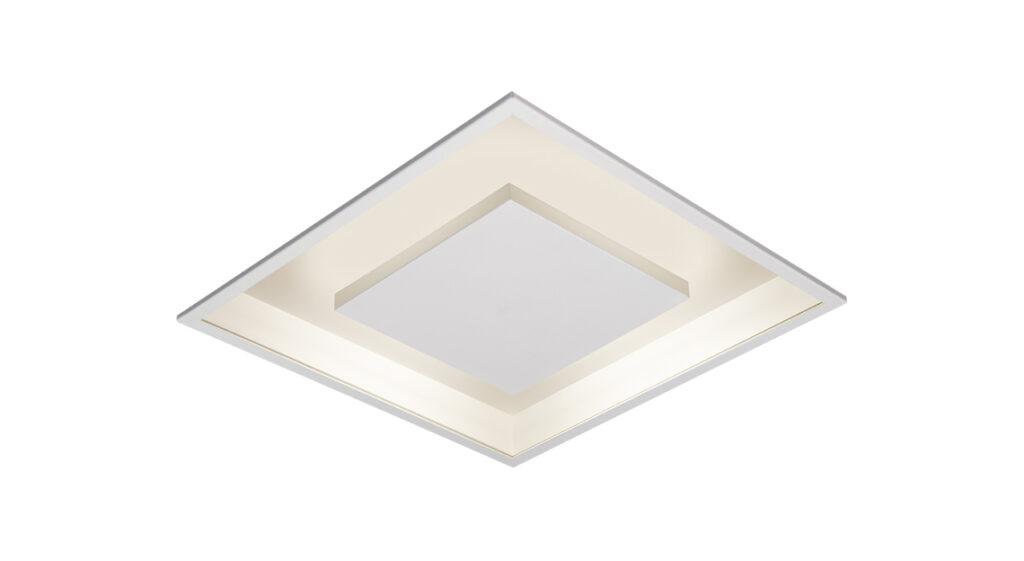 PLAFON EMBUTIR QUADRADO DOUX 18,5W 3000K BRANCA LUMICENTER