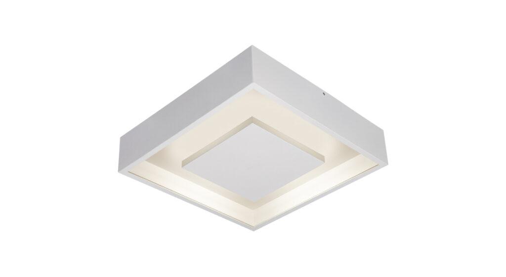 PLAFON SOBREPOR QUADRADO DOUX 18,5W 3000K BRANCA LUMICENTER