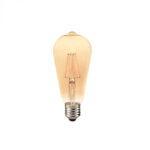 LAMPADA LED FILAMENTO ST64 2W 2400K E27 AVANT - Miniatura