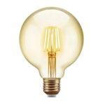 LAMPADA LED FILAMENTO 4W AMBAR E27 ELGIN - Miniatura