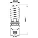 LAMPADA COMPACTA ESPIRAL HIGH LUMEN TWISTER 65W 6500K PHILIPS - Miniatura