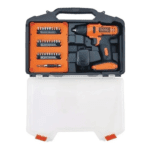 PARAFUSADEIRA FURADEIRA 12V 900RPM C/31 ACESSORIOS+MALETA LD12SC-BR BLACK & DECKER - Miniatura