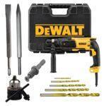 MARTELETE PERFURADOR ROMPEDOR SDS PLUS 800W 127V D25133K DEWALT + KIT COMPLETO - Miniatura