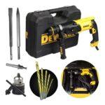 MARTELETE PERFURADOR ROMPEDOR SDS PLUS 800W 127V D25133K DEWALT + KIT COMPLETO - Miniatura