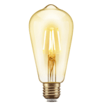 LAMPADA LED RETRO FILAMENTO ST64 4W AMBAR ELGIN - Miniatura