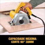 SERRA MARMORE 125MM 1400W 127V DW862BR DEWALT - Miniatura