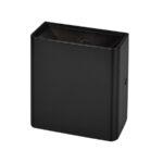 ARANDELA BLOCK PRETA 3W BIV 3000K PIX - Miniatura