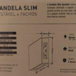 ARANDELA EXTERNA SLIM QUATRO FACHOS PRETA 6W PIX - Miniatura