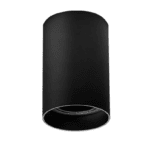 SPOT SOBREPOR FENIX MR16 REDONDO PRETO PIX - Miniatura