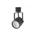 SPOT FENDA REDONDO PRETO DICROICA MR16 P/TRILHO PIX - Miniatura