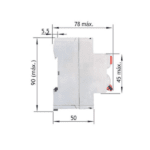 DISPOSIT DR STECK 2P 40A 30MA SDR24030 - Miniatura