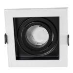 SPOT EMBUTIDO CONECTA BRANCO E PRETO BELLA - Miniatura