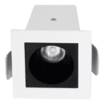 MINI SPOT FOCCO 12º BRANCO E PRETO 3W 2700K - Miniatura