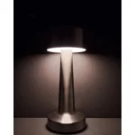 LUMINARIA DE MESA METAL COM LED NOX – SILVER - Miniatura