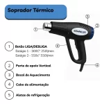 SOPRADOR TERMICO 1500W 127V EMPALUX SP15001 - Miniatura
