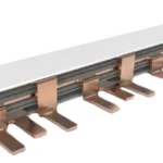 Barramento DIN Pente Tripolar 100A 54 Polos Fino 1m JNG 14302 - Miniatura