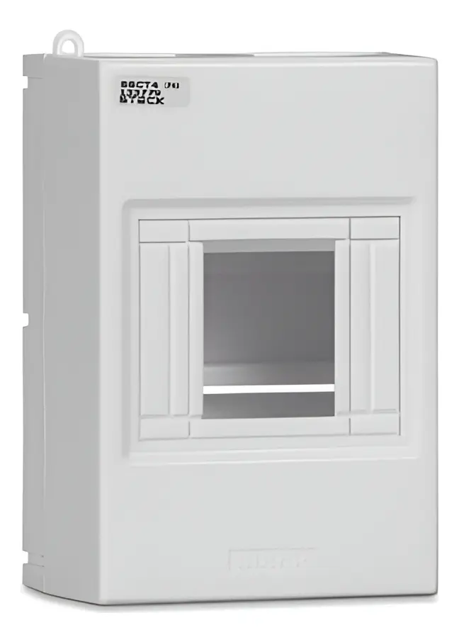 Quadro PVC Sobrepor 4 DIN Branco Steck SSCT4