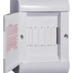 Quadro PVC Sobrepor 5 DIN Branco Steck SCV5PO - Miniatura