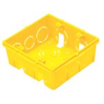 CAIXA PVC 4X4 QUADRADA AMARELA TRAMONTINA - Miniatura