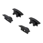 Kit de Tampas para Perfil Slim de Embutir Preto Gaya – Ref. 1207 - Miniatura