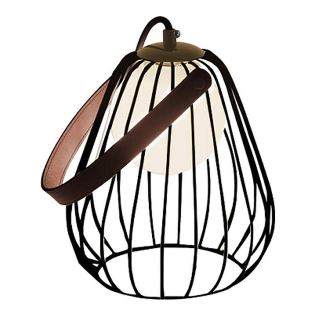 Abajur Lamp Aramado Preto ML001B Bella