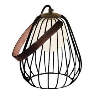 Abajur Lamp Aramado Preto ML001B Bella