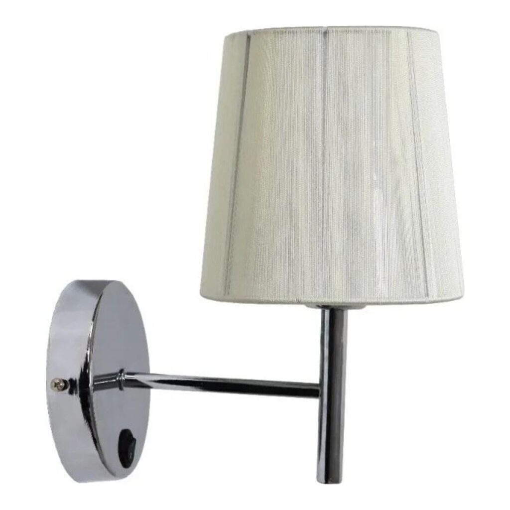 ARANDELA DE METAL BRANCA CH0008-1 CHANDELIE
