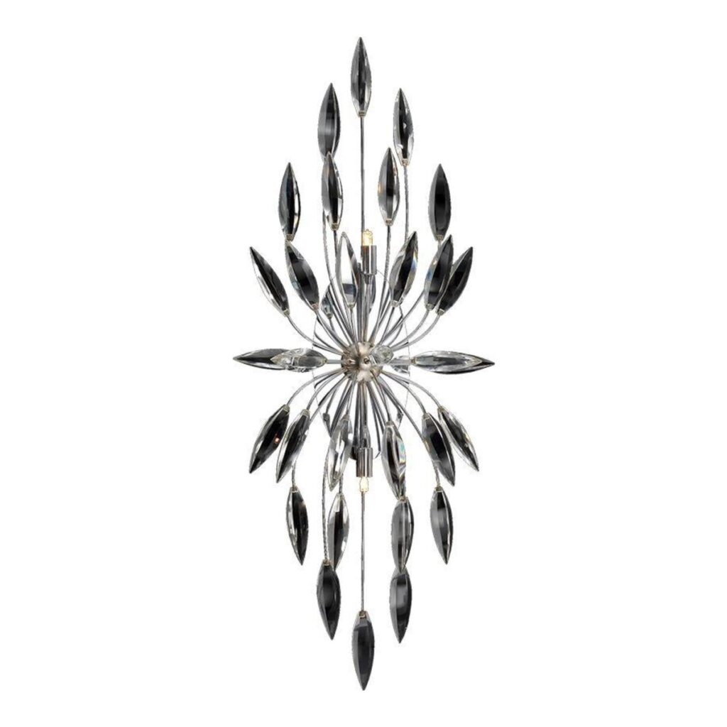 ARANDELA KIEZZA PÉROLA 2L E14 DE CRISTAL TRANSPARENTE CH2098 CHANDELIE
