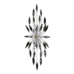 ARANDELA KIEZZA PÉROLA 2L E14 DE CRISTAL TRANSPARENTE CH2098 CHANDELIE - Miniatura