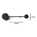 ARANDELA LESCAUT LED 4W 3000K ALUMÍNIO PRETA CH0605-1 CHANDELIE - Miniatura
