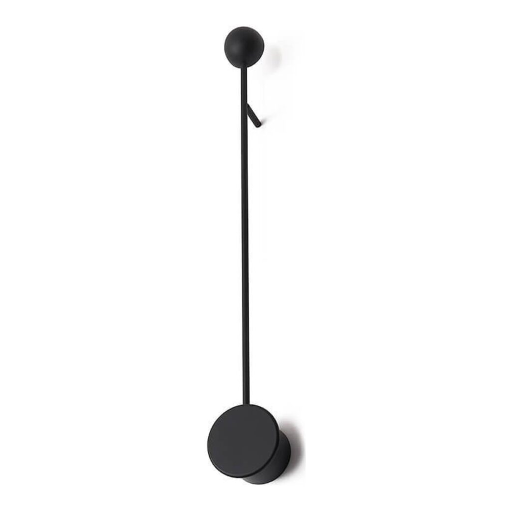 ARANDELA LESCAUT LED 4W 3000K ALUMÍNIO PRETA CH0605-1 CHANDELIE
