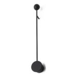 ARANDELA LESCAUT LED 4W 3000K ALUMÍNIO PRETA CH0605-1 CHANDELIE - Miniatura