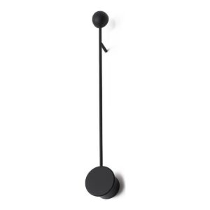 ARANDELA LESCAUT LED 4W 3000K ALUMÍNIO PRETA CH0605-2 CHANDELIE