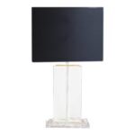 Base para Abajur Classic Vidro Metal Cromado XL1115 Bella - Miniatura