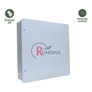 Caixa de Passagem de Sobrepor 40 x 40 cm em PVC Branca Rohdina Rohdbox – Ref. 825085