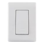 Caixa de Sobrepor com 1 Interruptor Simples 10 A 250 V Tramontina Lizflex Branca – Ref. 57304001 - Miniatura