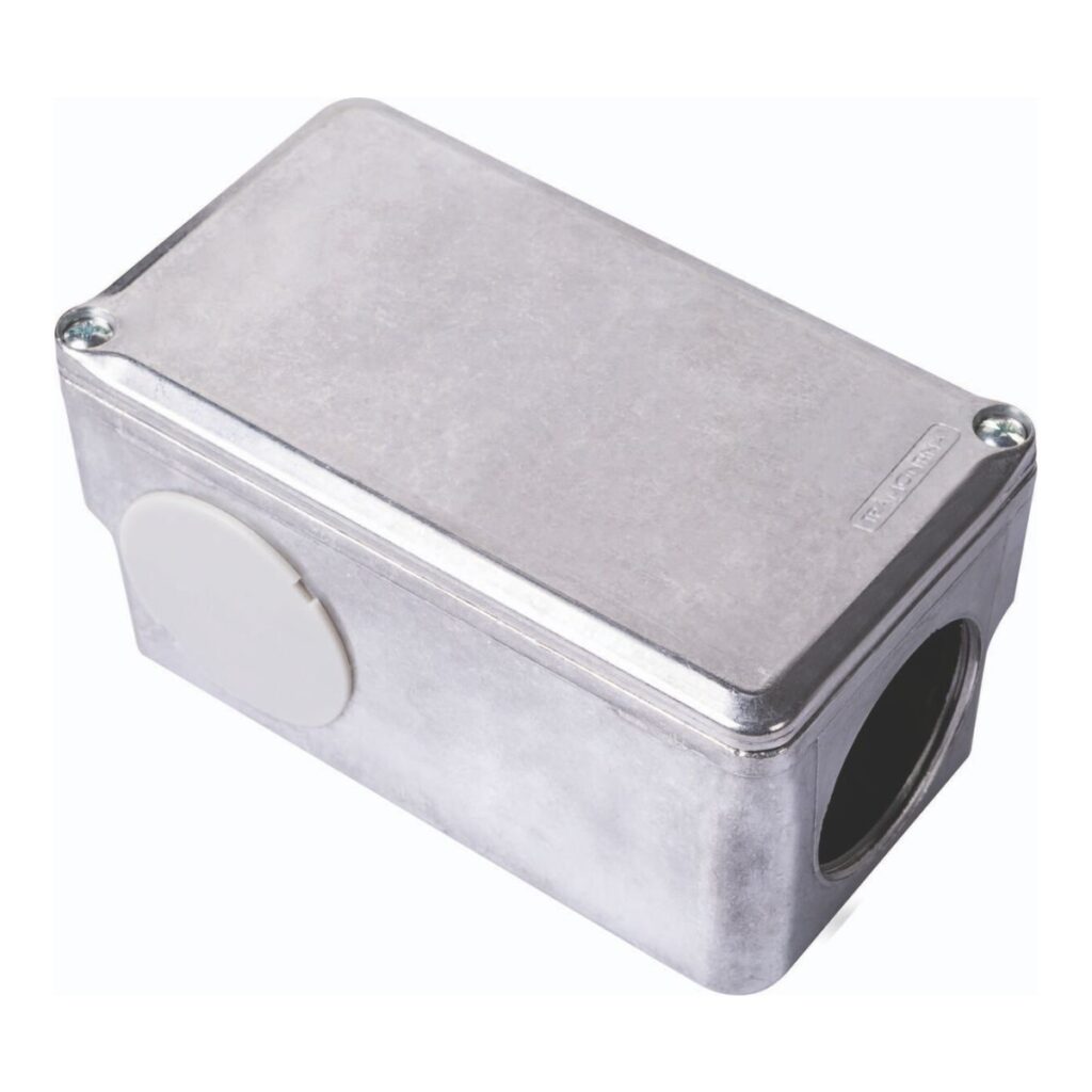 Condulete Múltiplo Tipo L 1.1/2″ com Tampa e sem Pintura Tramontina – Ref. 56200015