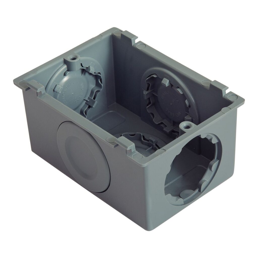 Condulete Tipo X 3/4″ Plastibox em PVC Tramontina Cinza – Ref. 57250011