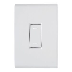 Conjunto 4x2 com 1 Interruptor Paralelo Tramontina Liz 10 A 250 V Branco – Ref. 57170002