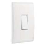 Conjunto 4×2 com 1 Interruptor Simples Tramontina Liz 10 A 250 V Branco – Ref. 57170201 - Miniatura