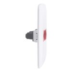 Conjunto 4×2 com 1 Tomada 2P+T 20 A Tramontina Aria 250 V Branco e Vermelho – Ref. 57241015 - Miniatura