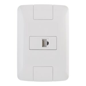 Conjunto 4x2 com 1 Tomada RJ45 Cat. 6 Tramontina Aria Branco – Ref. 57241022