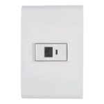 Conjunto 4×2 com 1 Tomada RJ45 Cat. 6 Tramontina Liz Branco – Ref. 57170022 - Miniatura