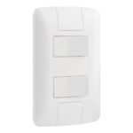 Conjunto 4×2 com 2 Interruptores Simples Tramontina Aria 6 A 250 V Branco – Ref. 57241040 - Miniatura