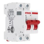 DISJUNTOR BIPOLAR STECK 32A SD62C32 - Miniatura