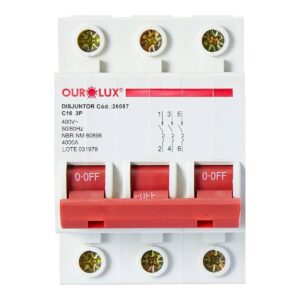 DISJUNTOR TRIPOLAR 63A OUROLUX