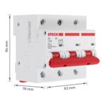 DISJUNTOR TRIPOLAR STECK 100A SD3C100 - Miniatura