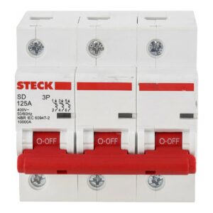 DISJUNTOR TRIPOLAR STECK 125A SD3C125