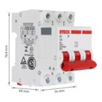 DISJUNTOR TRIPOLAR STECK 40A SD63C40 - Miniatura